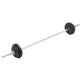Barbell and Dumbbell Set 30 kg - Top-Down View