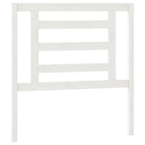 Pull-out Day Bed without Mattress White 2x(90x190) cm - Rear View