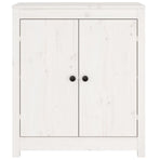 Sideboards 2 pcs White 70x35x80 cm Solid Wood Pine