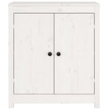 Sideboards 2 pcs White 70x35x80 cm Solid Wood Pine - 45-Degree Angle