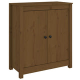 Sideboards 2 pcs Honey Brown 70x35x80 cm Solid Wood Pine - Top-Down View