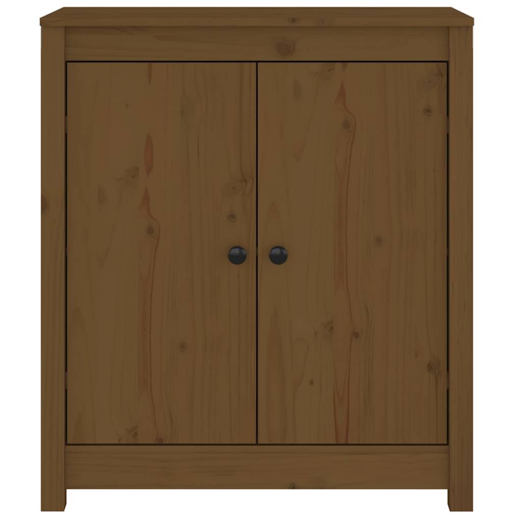 Sideboards 2 pcs Honey Brown 70x35x80 cm Solid Wood Pine