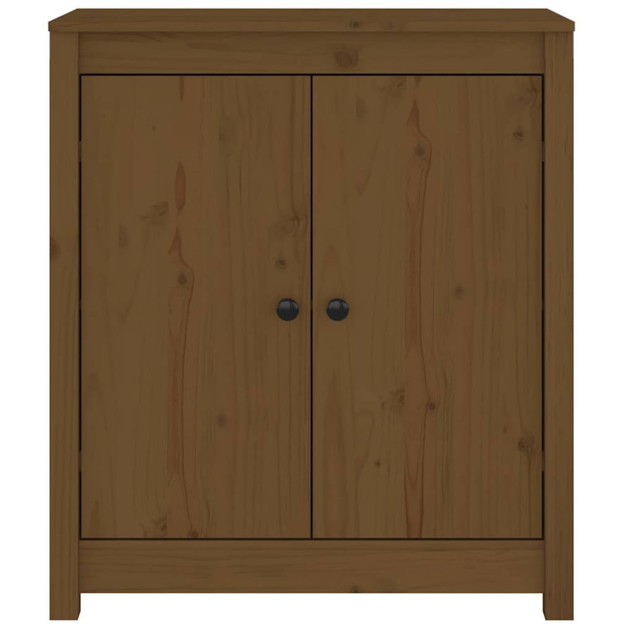Sideboards 2 pcs Honey Brown 70x35x80 cm Solid Wood Pine