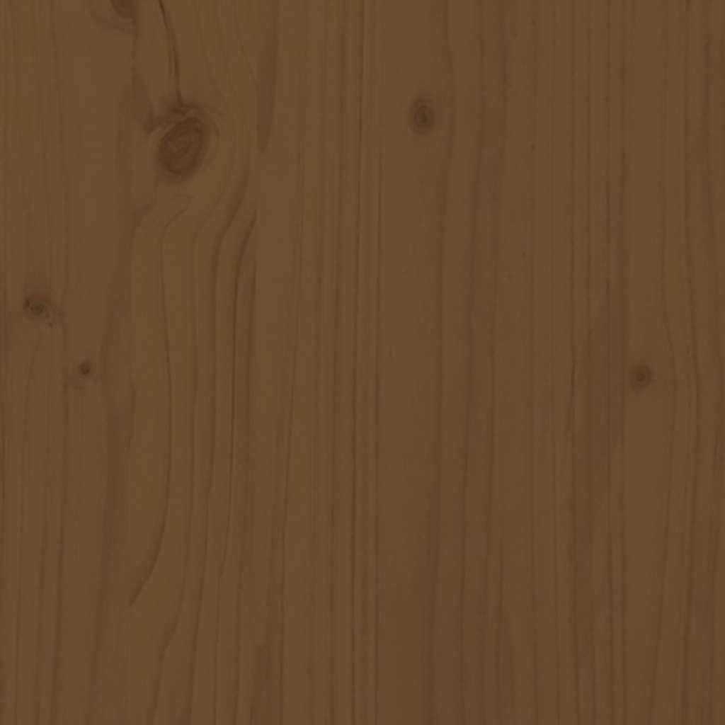 Sideboard Honey Brown 140x35x80 cm Solid Wood Pine