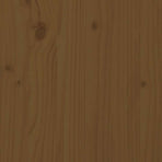 Sideboard Honey Brown 140x35x80 cm Solid Wood Pine