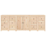 Sideboard 230x35x80 cm Solid Wood Pine - 45-Degree Angle