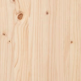 Sideboard 230x35x80 cm Solid Wood Pine - Rear View