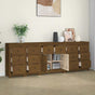Sideboard Honey Brown 230x35x80 cm Solid Wood Pine