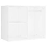 Dressing Table Set with LED White Engineered Wood - Extra Image