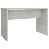 Dressing Table Set with LED Concrete Grey Engineered Wood - Close-Up Angle