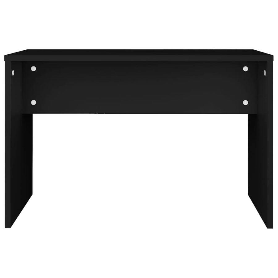 Dressing Table Set Black 74.5x40x141 cm