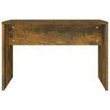 Dressing Table Set Smoked Oak 74.5x40x141 cm - Low Angle