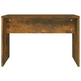 Dressing Table Set Smoked Oak 96x40x142 cm - Low Angle
