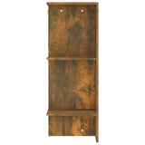 Hallway Cabinets 2 pcs Smoked Oak Engineered Wood - Extra Image