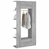 Hallway Cabinets 2 pcs Grey Sonoma Engineered Wood - Top-Down View