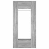Hallway Cabinets 2 pcs Grey Sonoma Engineered Wood - Close-Up Angle