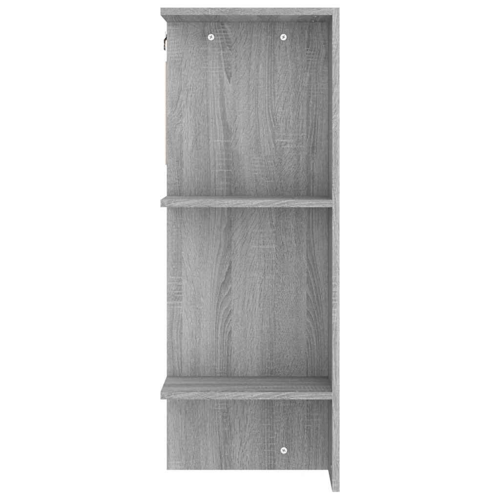 Hallway Cabinets 2 pcs Grey Sonoma Engineered Wood