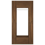 Hallway Cabinets 2 pcs Brown Oak Engineered Wood