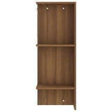 Hallway Cabinets 2 pcs Brown Oak Engineered Wood - Extra Image
