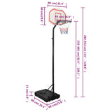 Basketball Stand White 282-352 cm Polyethene - Extra Image