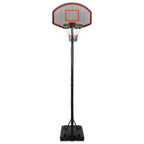 Basketball Stand Black 282-352 cm Polyethene - Front View