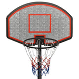 Basketball Stand Black 282-352 cm Polyethene