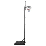 Basketball Stand Transparent 280-350 cm Polycarbonate - Side View