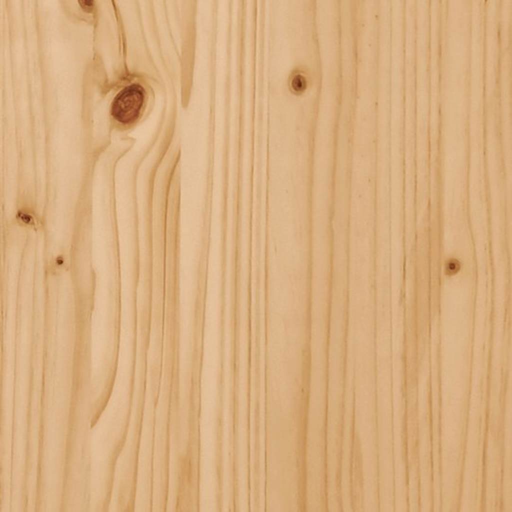 Coffee Table White 41x41x48.5cm Engineered Wood&Solid Wood Pine