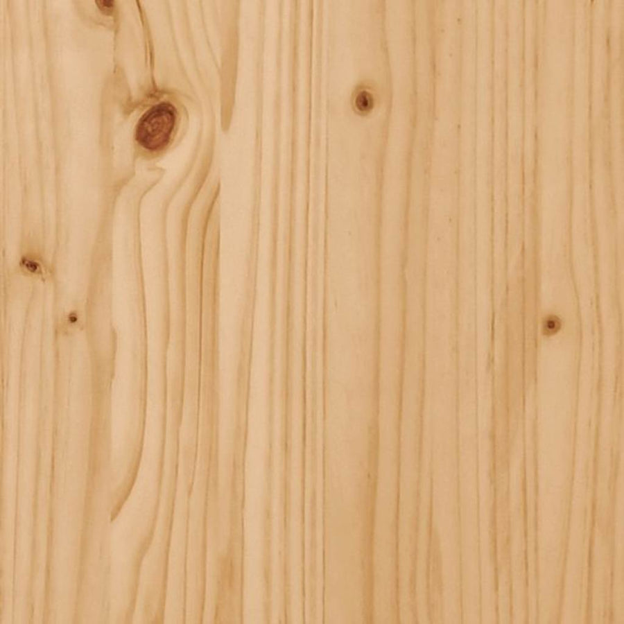Coffee Table White 41x41x48.5cm Engineered Wood&Solid Wood Pine