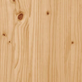 Coffee Table Black 41x41x48.5cm Engineered Wood&Solid Wood Pine - 45-Degree Angle