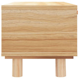 Coffee Table Brown 80x40x30 cm Engineered Wood&Solid Wood Pine - 45-Degree Angle