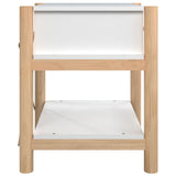 Bedside Tables 2pcs White 42x38x45 cm Engineered Wood - Close-Up Angle