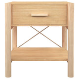 Bedside Tables 2pcs 42x38x45 cm Engineered Wood - Rear View