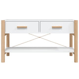 TV Cabinet White 82x38x45 cm Engineered Wood - 45-Degree Angle