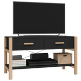 TV Cabinet Black 82x38x45 cm Engineered Wood - Top-Down View