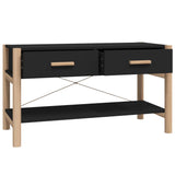 TV Cabinet Black 82x38x45 cm Engineered Wood - Close-Up Angle