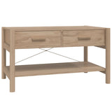 Coffee Table 82x48x45 cm Engineered Wood - Front View