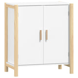 Sideboard White 62x38x70 cm Engineered Wood - Front View