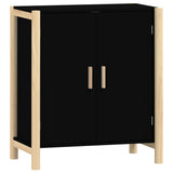 Sideboard Black 62x38x70 cm Engineered Wood - Front View