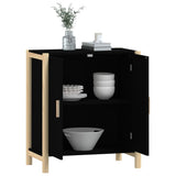 Sideboard Black 62x38x70 cm Engineered Wood - Top-Down View