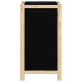 Sideboard Black 62x38x70 cm Engineered Wood - Rear View