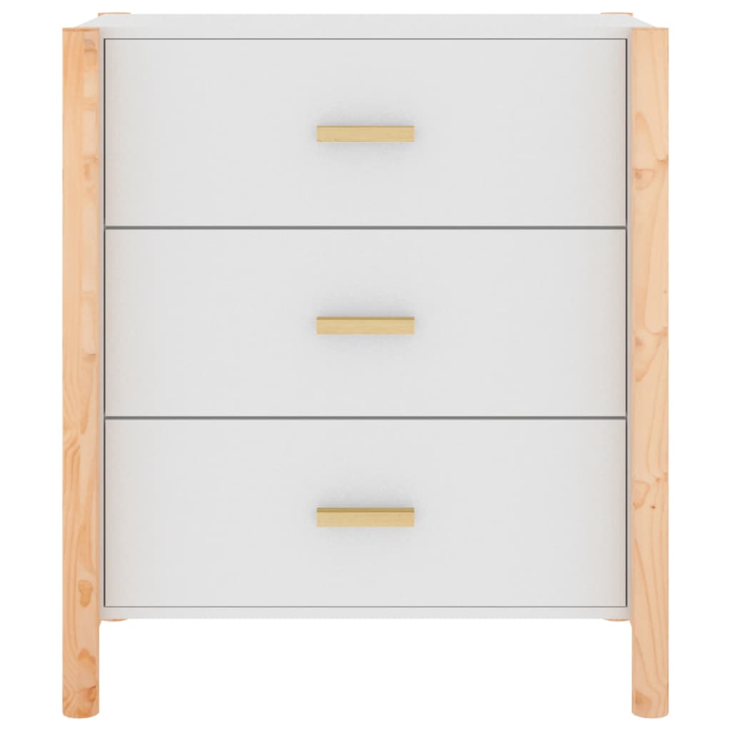 Sideboard White 62x38x70 cm Engineered Wood