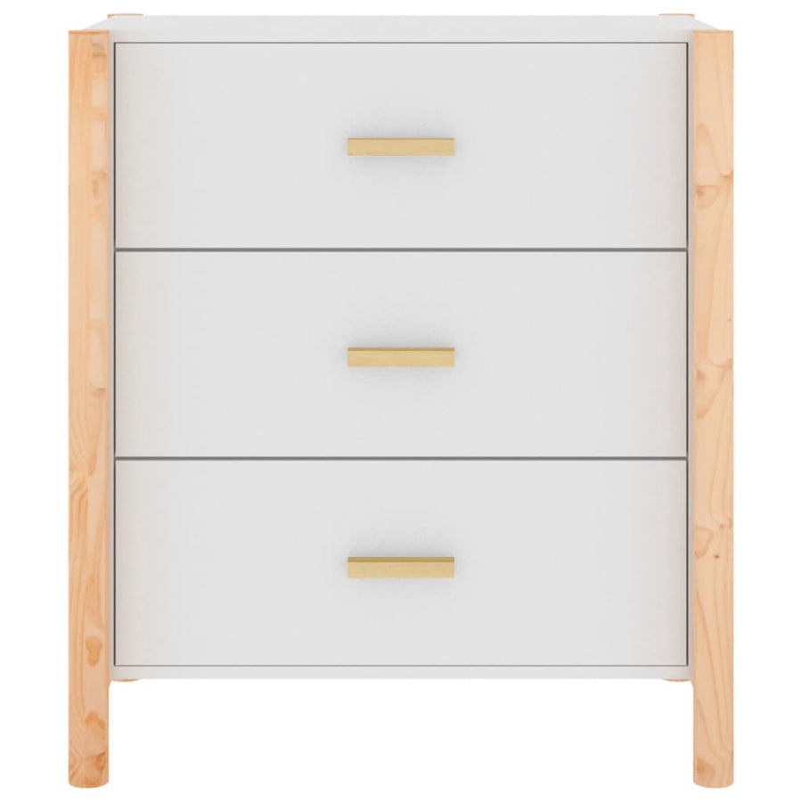 Sideboard White 62x38x70 cm Engineered Wood