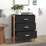 Sideboard Black 62x38x70 cm Engineered Wood - Side View