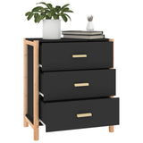 Sideboard Black 62x38x70 cm Engineered Wood - Top-Down View