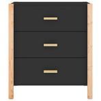 Sideboard Black 62x38x70 cm Engineered Wood