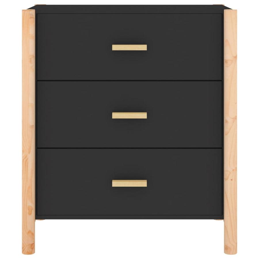 Sideboard Black 62x38x70 cm Engineered Wood