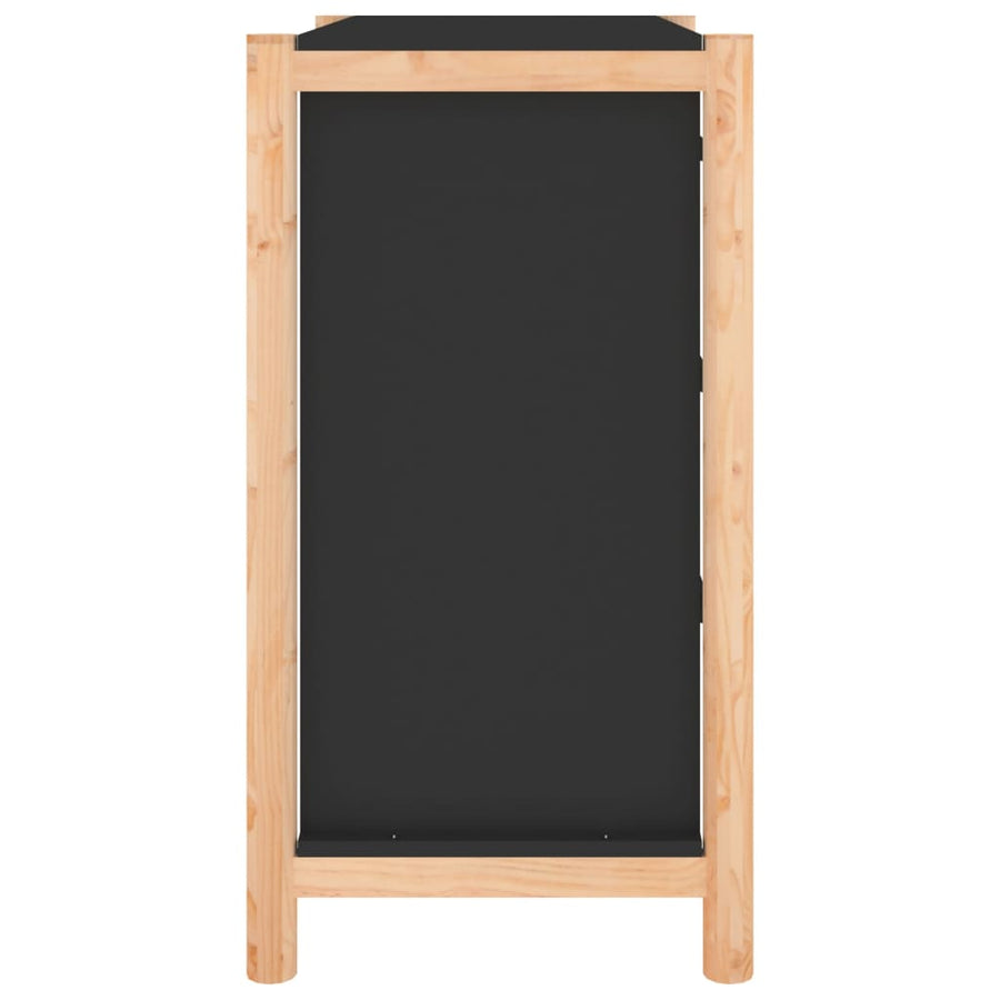 Sideboard Black 62x38x70 cm Engineered Wood