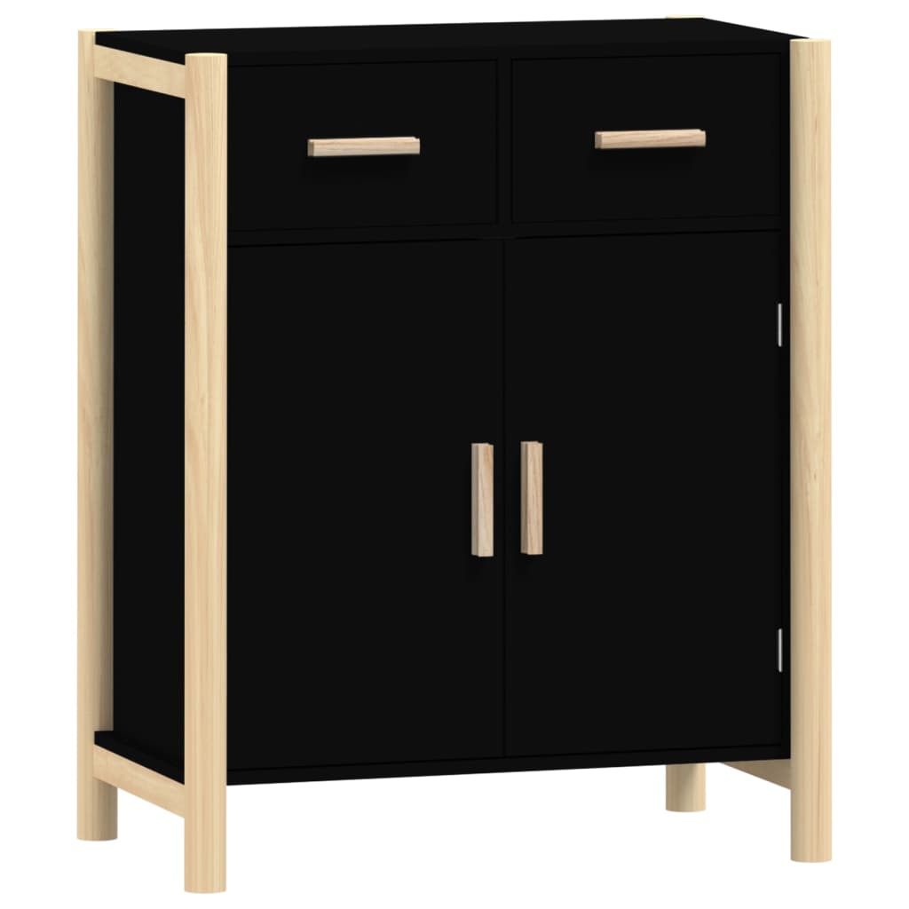 Sideboard Black 62x38x75 cm Engineered Wood
