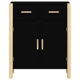 Sideboard Black 62x38x75 cm Engineered Wood